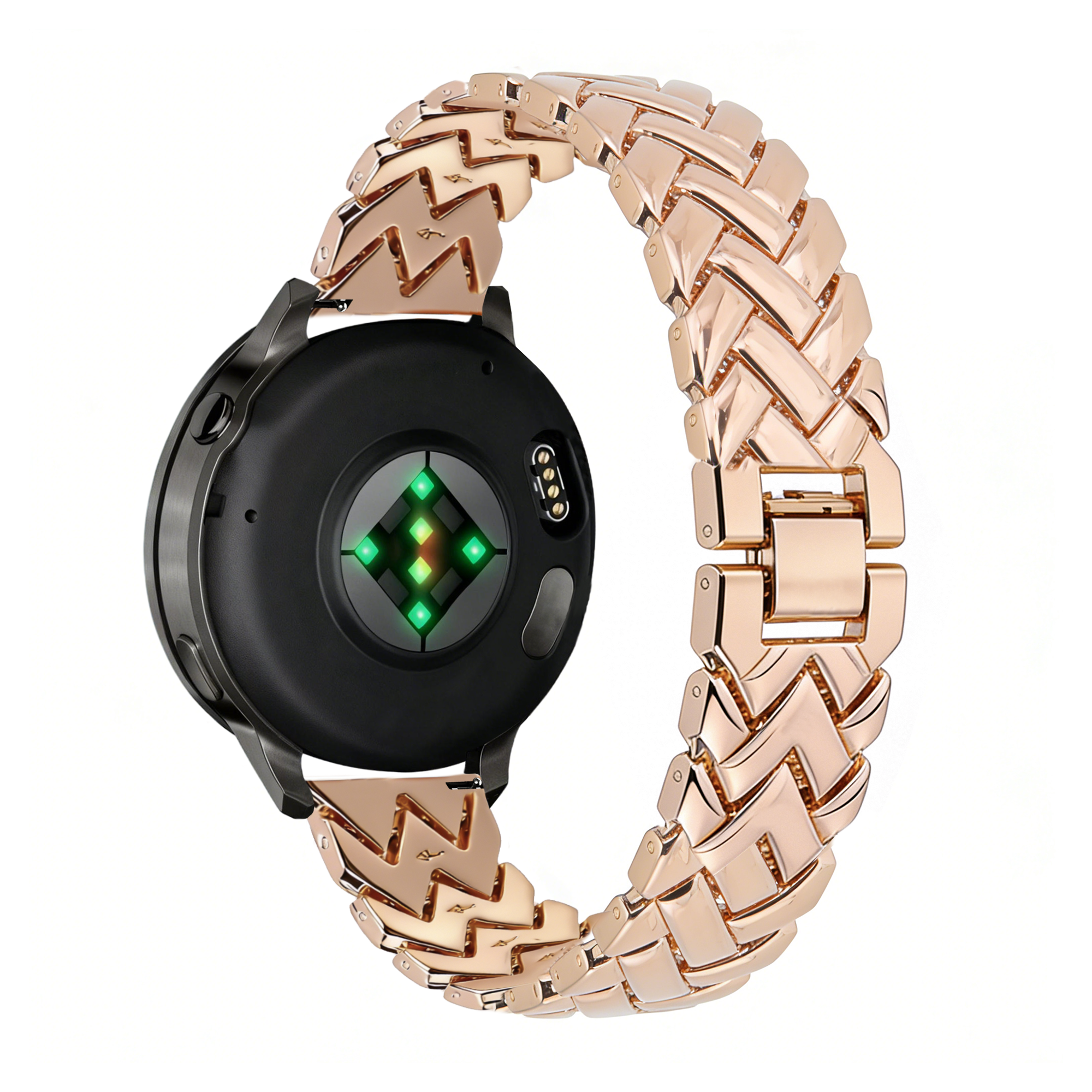 Bandz Huawei Watch GT 6 - 41mm Metal Strap 'V-Type' (Rose Gold)