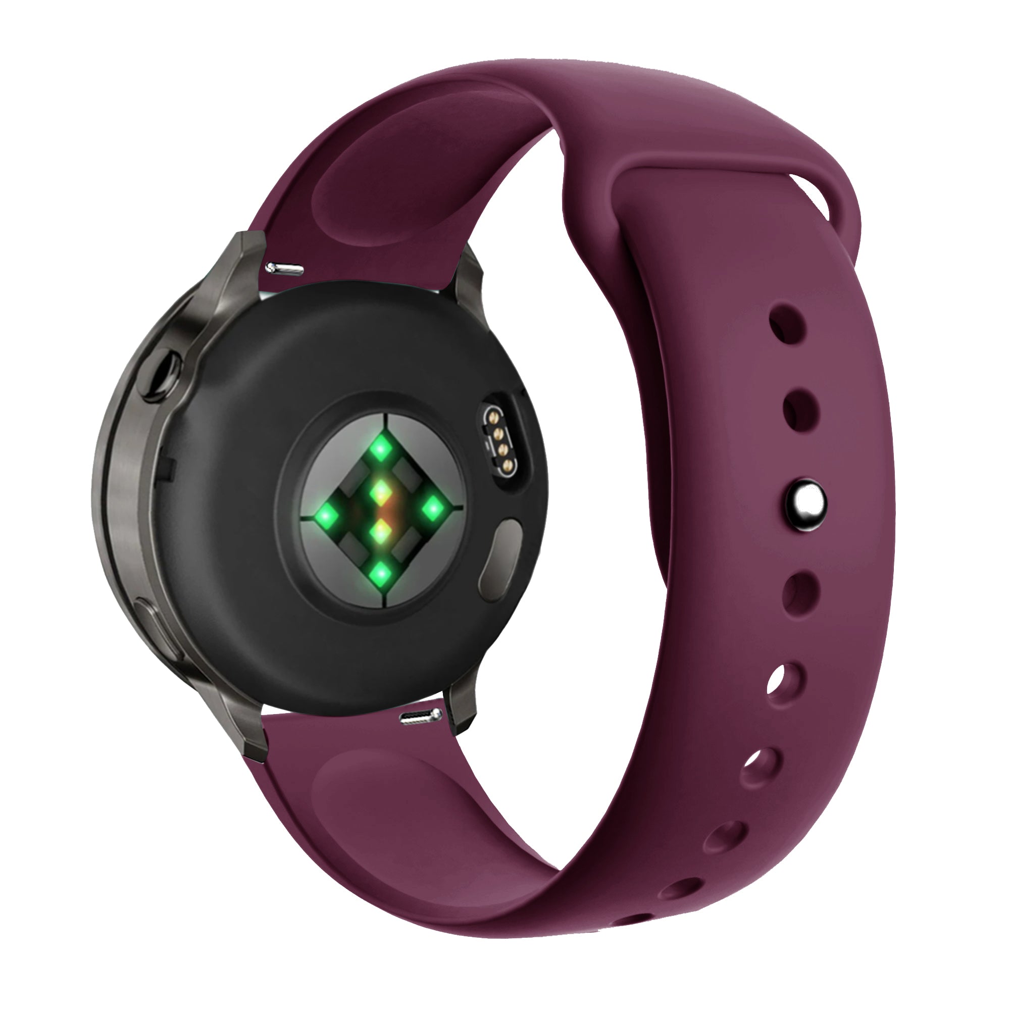 Bandz Garmin Forerunner 255s Sport Strap 'Deluxe' (Wine Red)