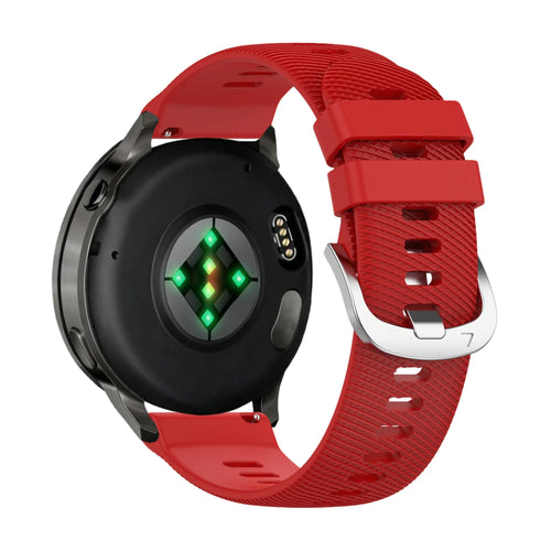 Bandz Garmin Venu 3s Silicone Strap 'Deluxe' (Red)