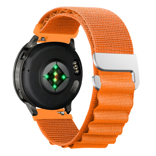 Bandz Garmin Forerunner 265 Alpine Nylon Strap (Orange)