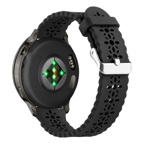 Bandz Garmin Forerunner 55 Silicone Strap 'Lace' (Black)