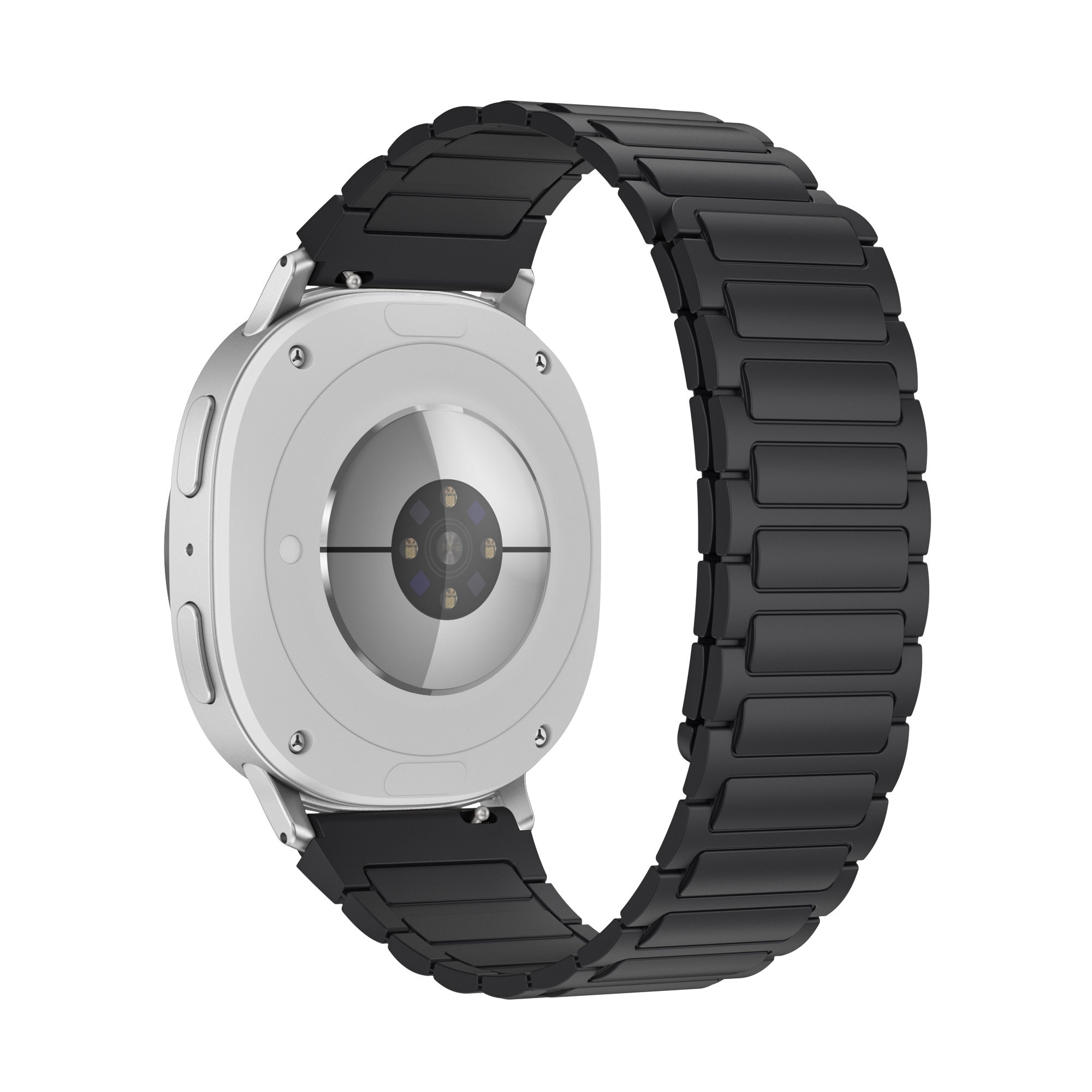 Samsung Galaxy Watch 9 - 44mm Magnetic Silicone Strap (Black)