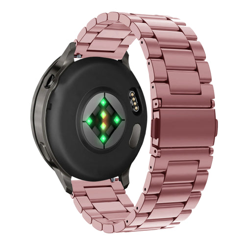 Bandz Garmin Venu 4 - 41mm Steel Strap 'Classic' (Pink)