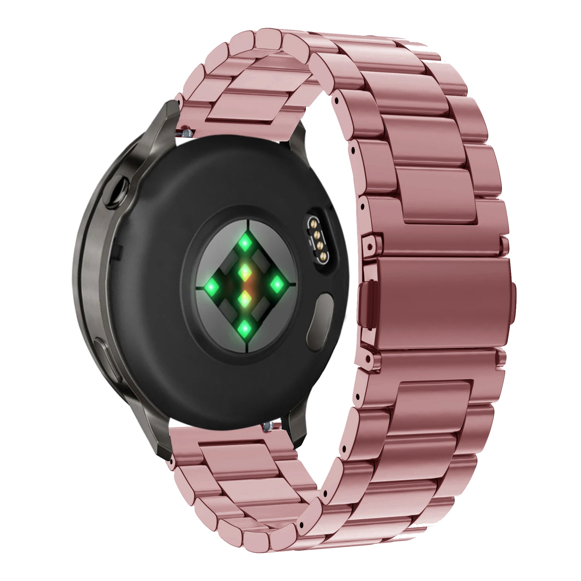 Bandz Garmin Venu 4 - 41mm Steel Strap 'Classic' (Pink)