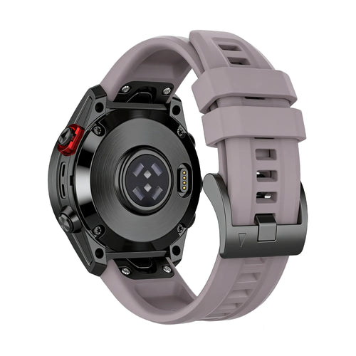 Bandz Garmin Enduro 1 / 2 / 3 Silicone Strap 'Classic' (Lavender Grey)