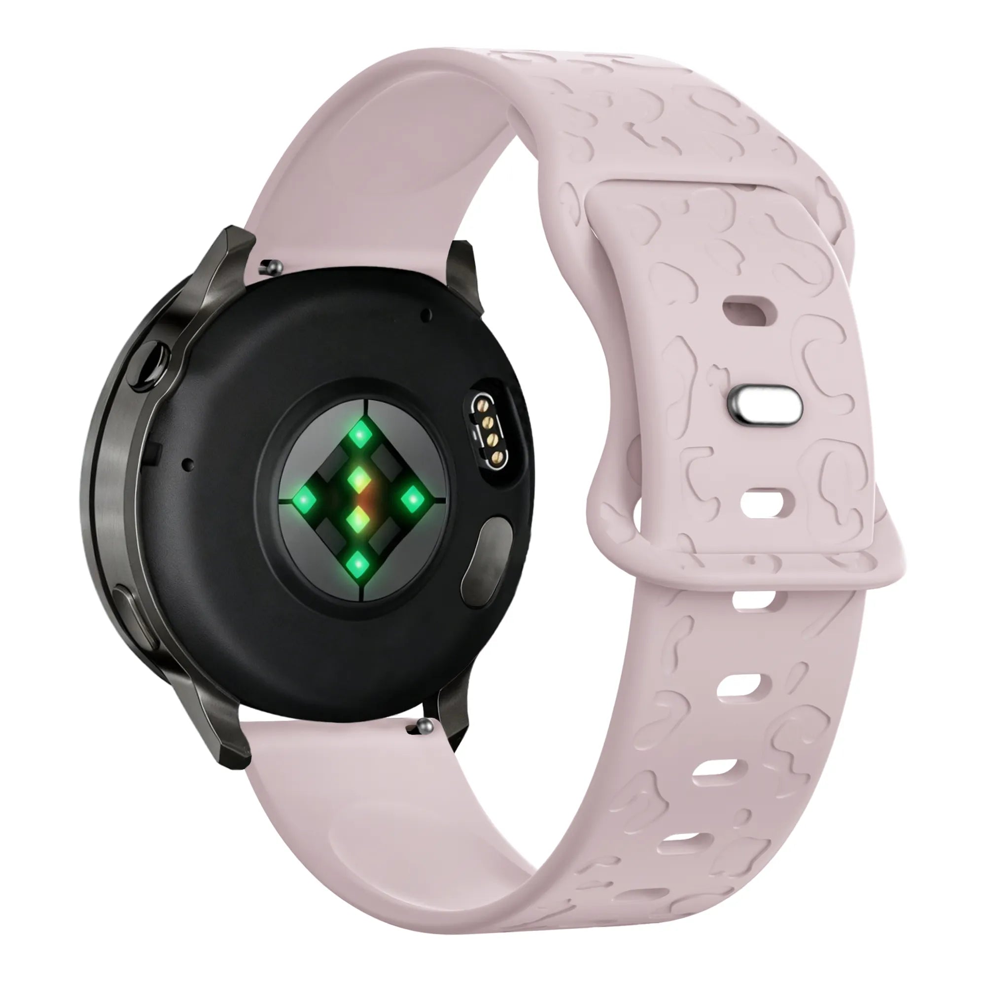 Bandz Garmin Forerunner 265s Silicone Strap 'Leopard' (Pink)