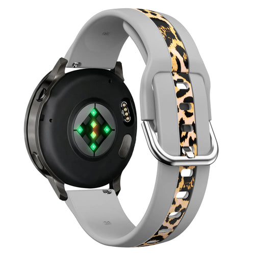 Bandz Withings ScanWatch Nova Dual Leopard Strap (Light Grey)