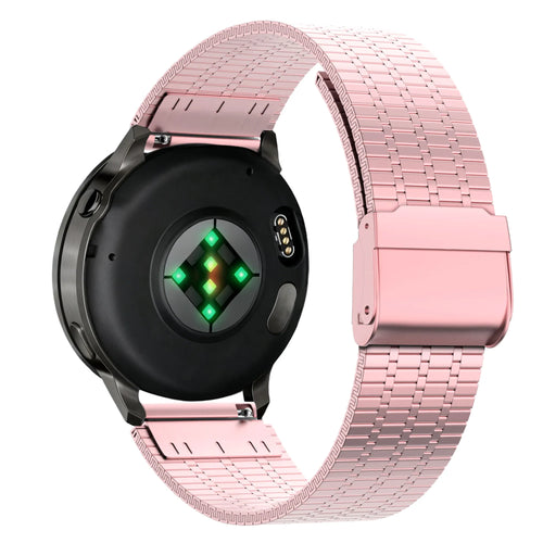 Bandz Garmin Bounce 2 Adjustable Steel Strap (Pink Sand)