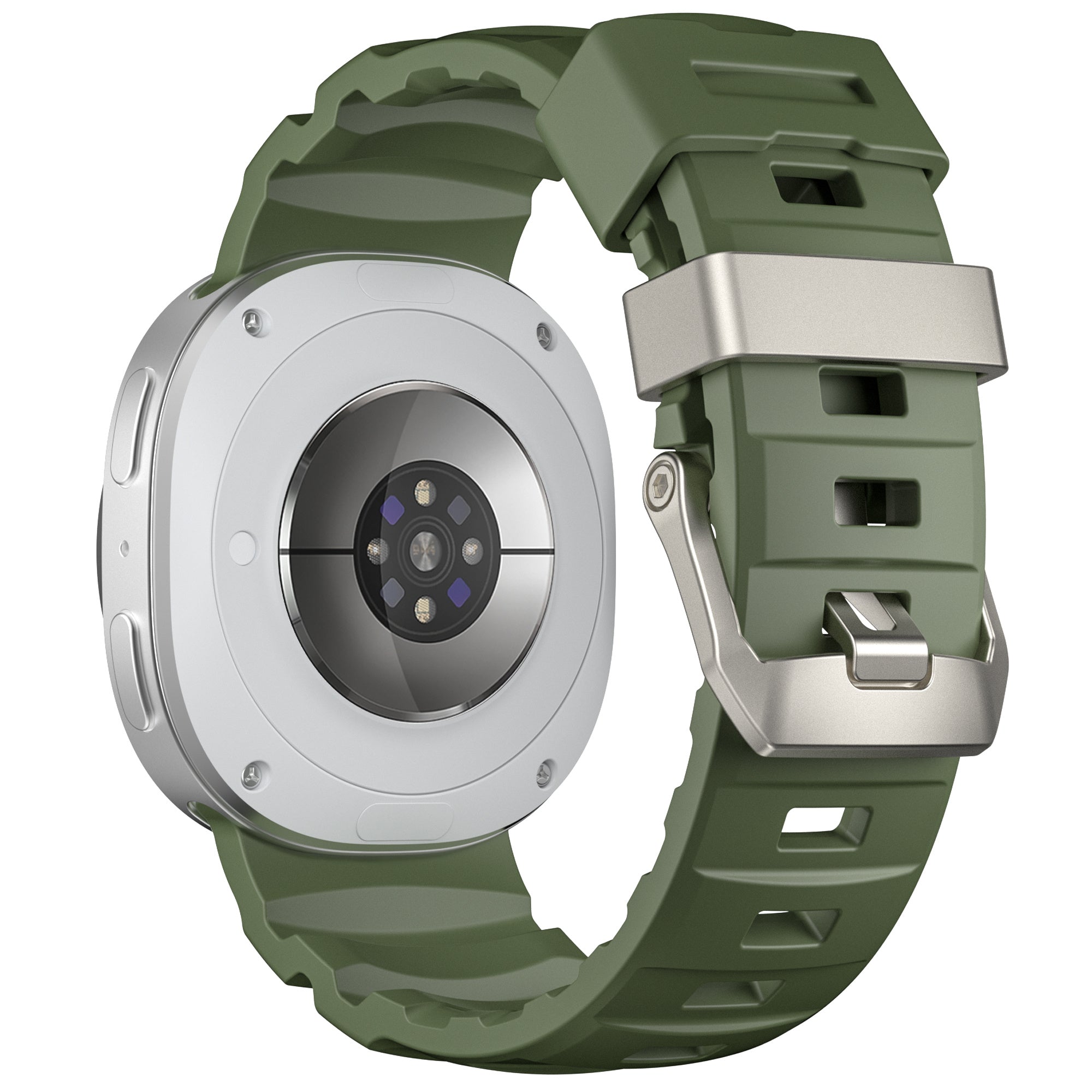 Samsung Galaxy Watch 9 - 44mm Silicone Strap Extreme (Army Green)