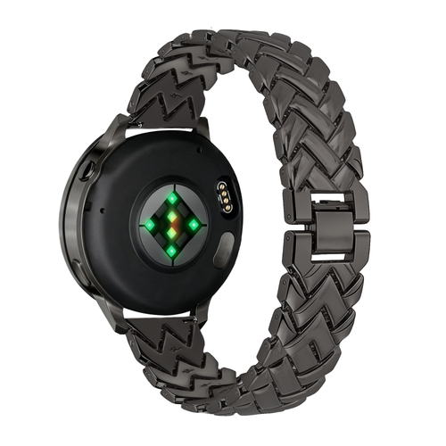Bandz Withings ScanWatch Light Metal Strap 'V-Type' (Black)