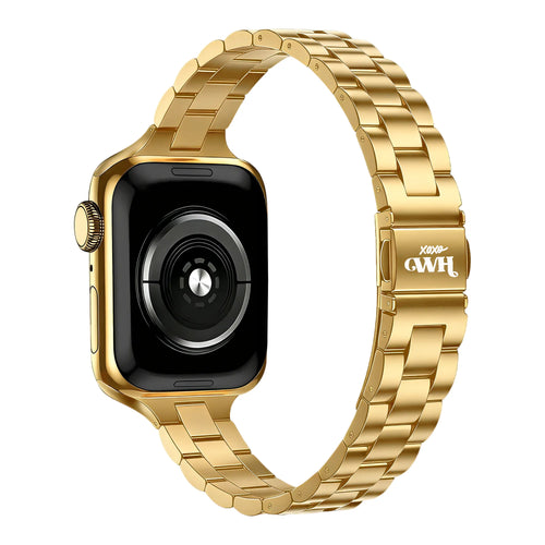 xoxo Wildhearts Apple Watch Slender Steel Strap (Gold)