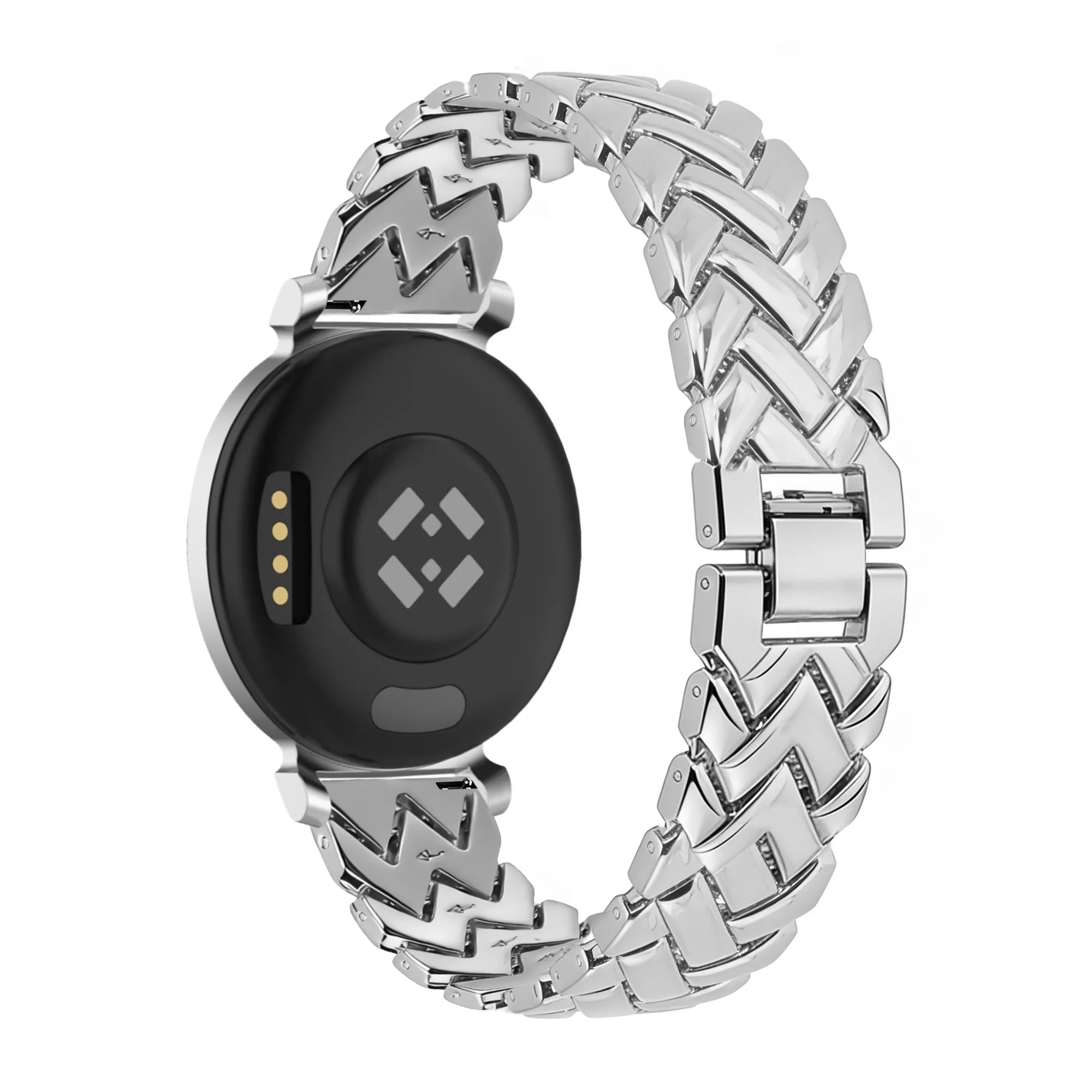 Bandz Garmin Lily 2 Metal Strap 'V-Type' (Silver)