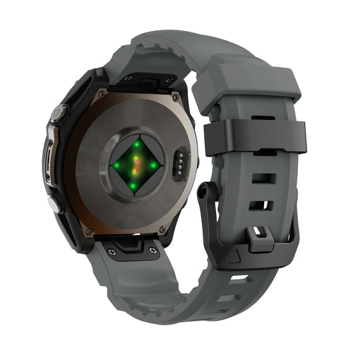 Garmin Fenix E Trail Silicone Strap (Dark Grey)
