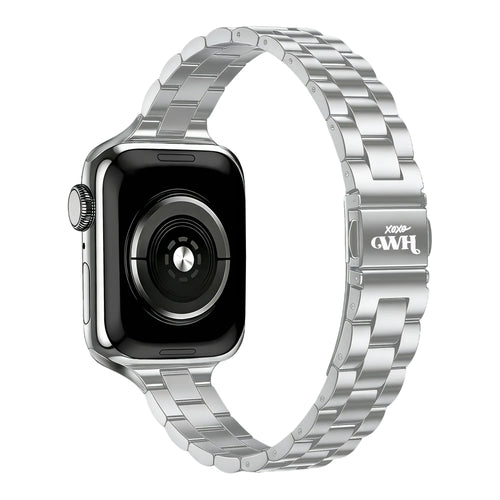 xoxo Wildhearts Apple Watch Slender Steel Strap (Silver)