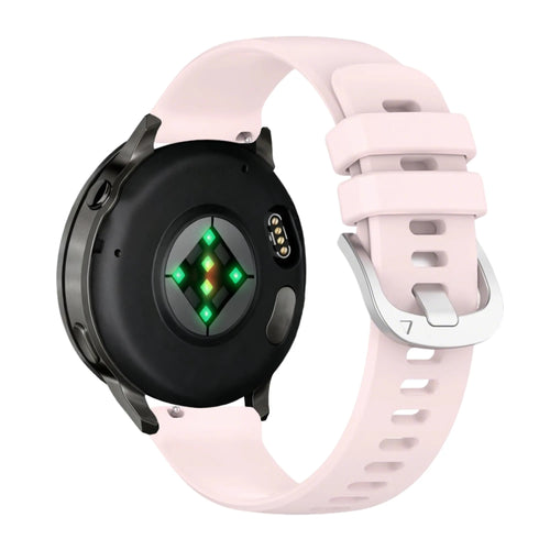 Bandz Garmin Forerunner 255s Silicone Strap 'Classic' (Light Pink)