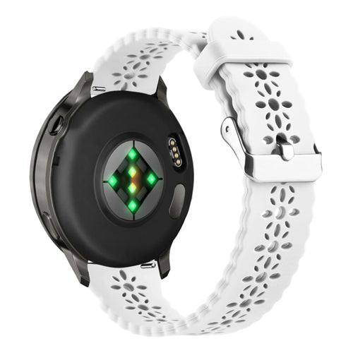 Bandz Garmin Vivomove 3 Silicone Strap 'Lace' (White)