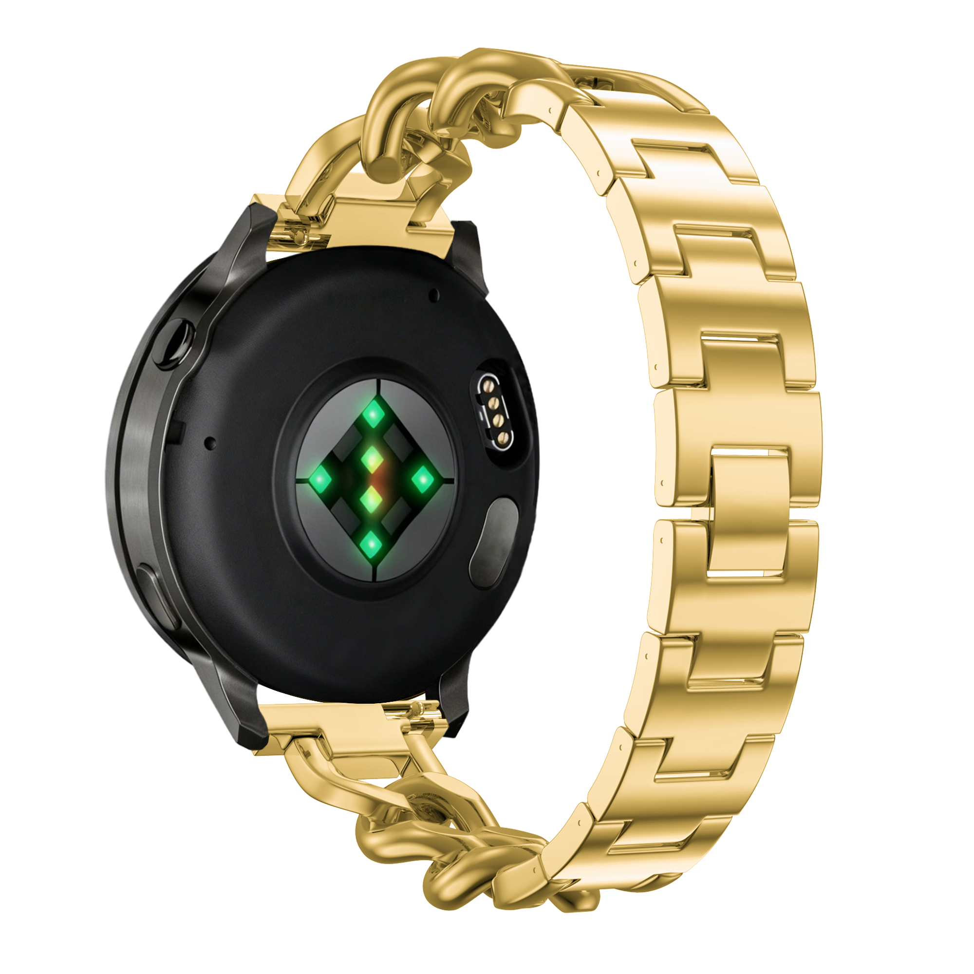 Bandz Withings Steel HR - 36mm Metal Strap 'Chains' (Gold)