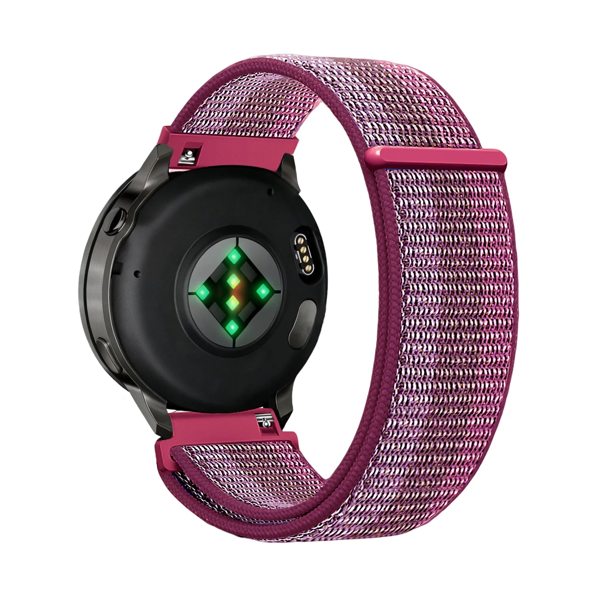 Bandz Garmin Forerunner 255s Nylon Loop Strap (Berry)