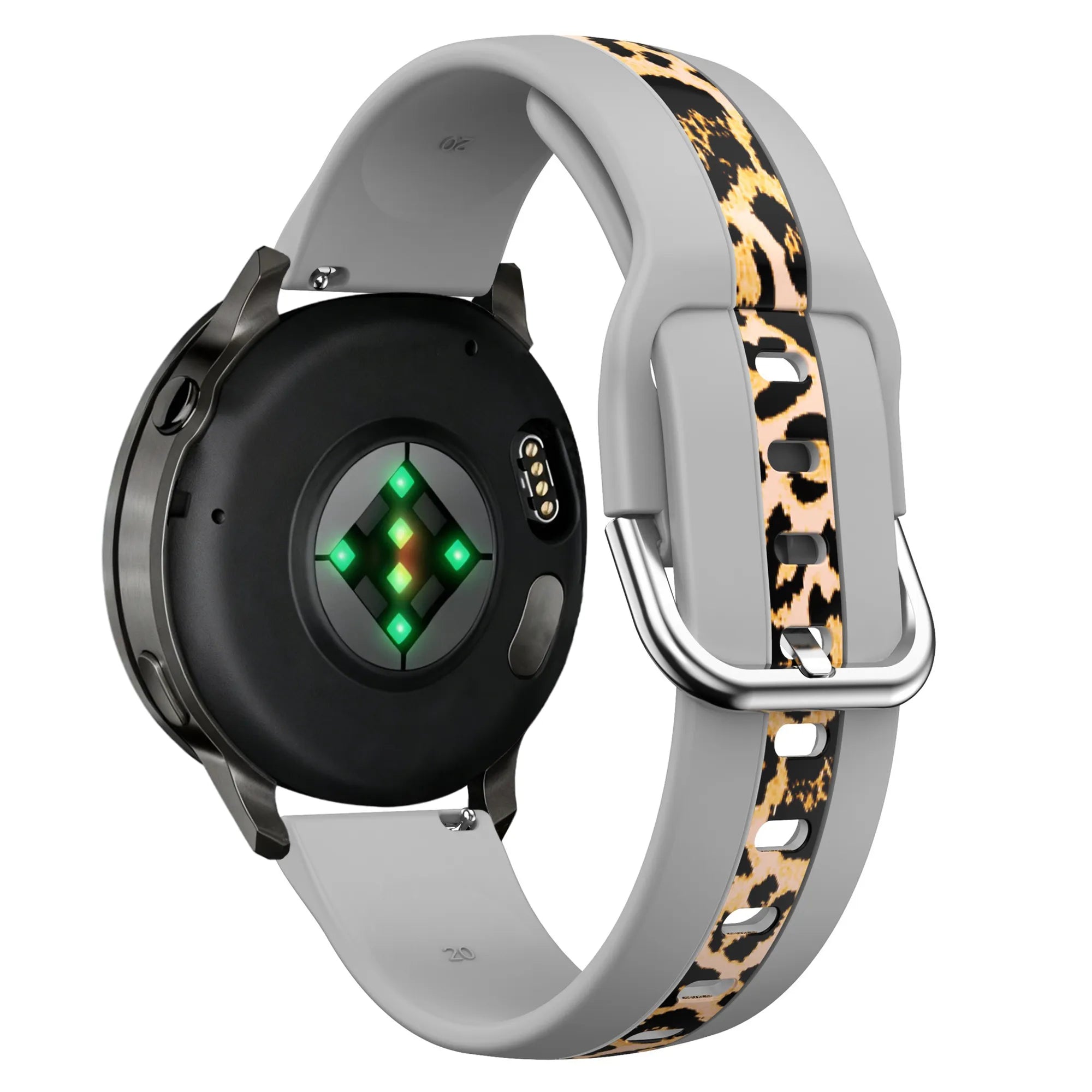 Bandz Xiaomi Amazfit GTS Dual Leopard Strap (Light Grey)