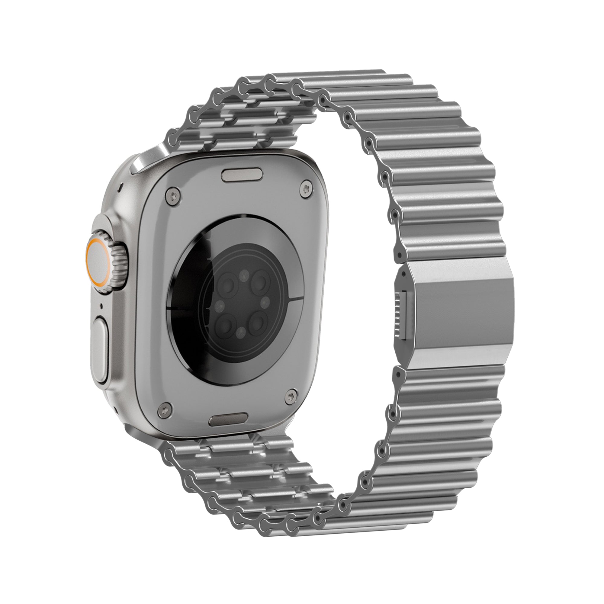 Bandz Apple Watch Premium Steel Strap 'Ocean' (Titanium)