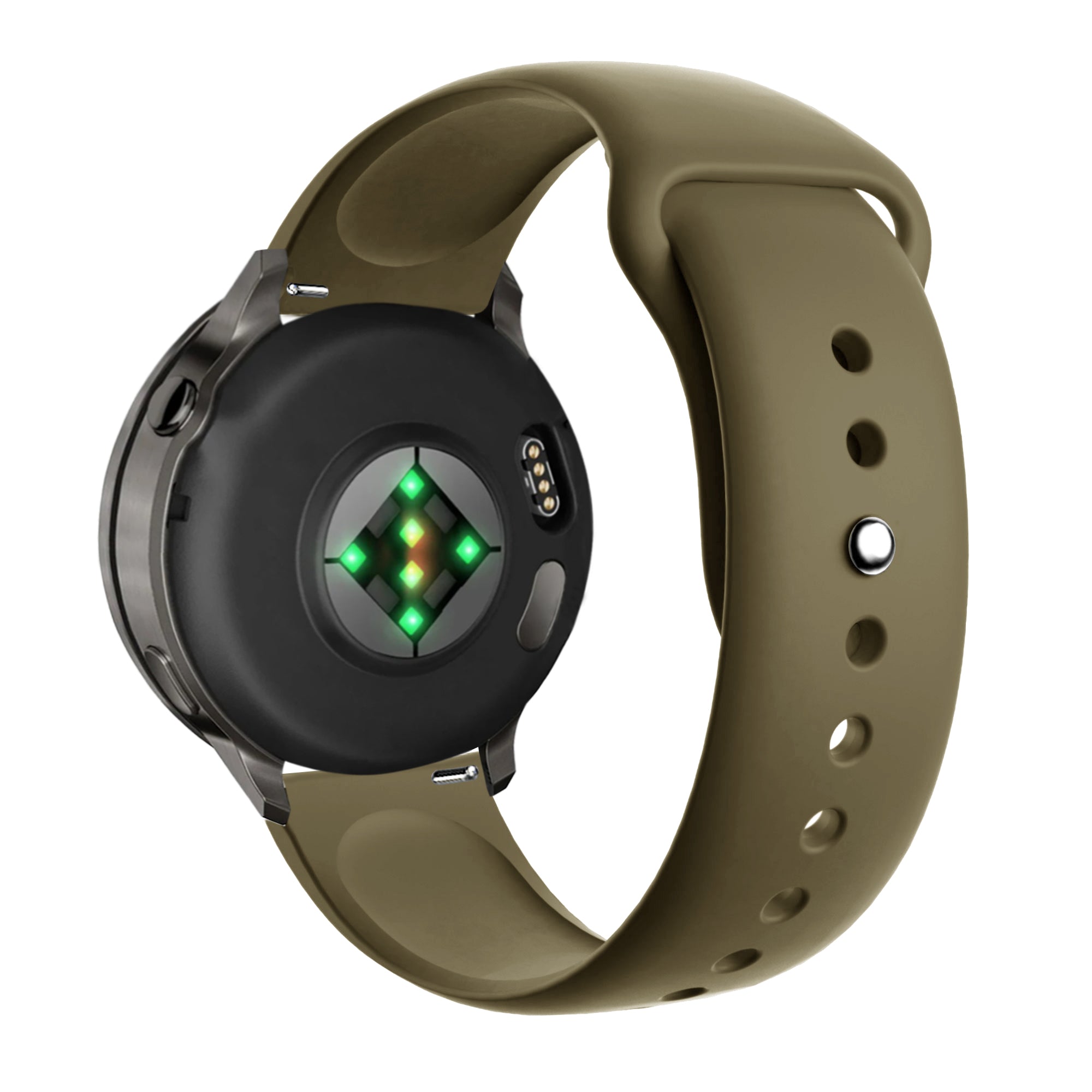 Bandz Garmin Forerunner 265 Sport Strap 'Deluxe' (Olive)