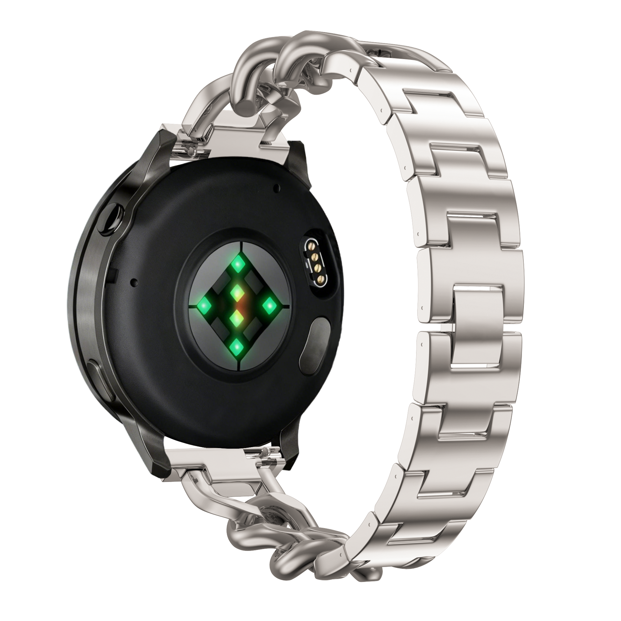 Bandz Xiaomi Watch S4 - 41mm Metal Strap 'Chains' (Starlight)
