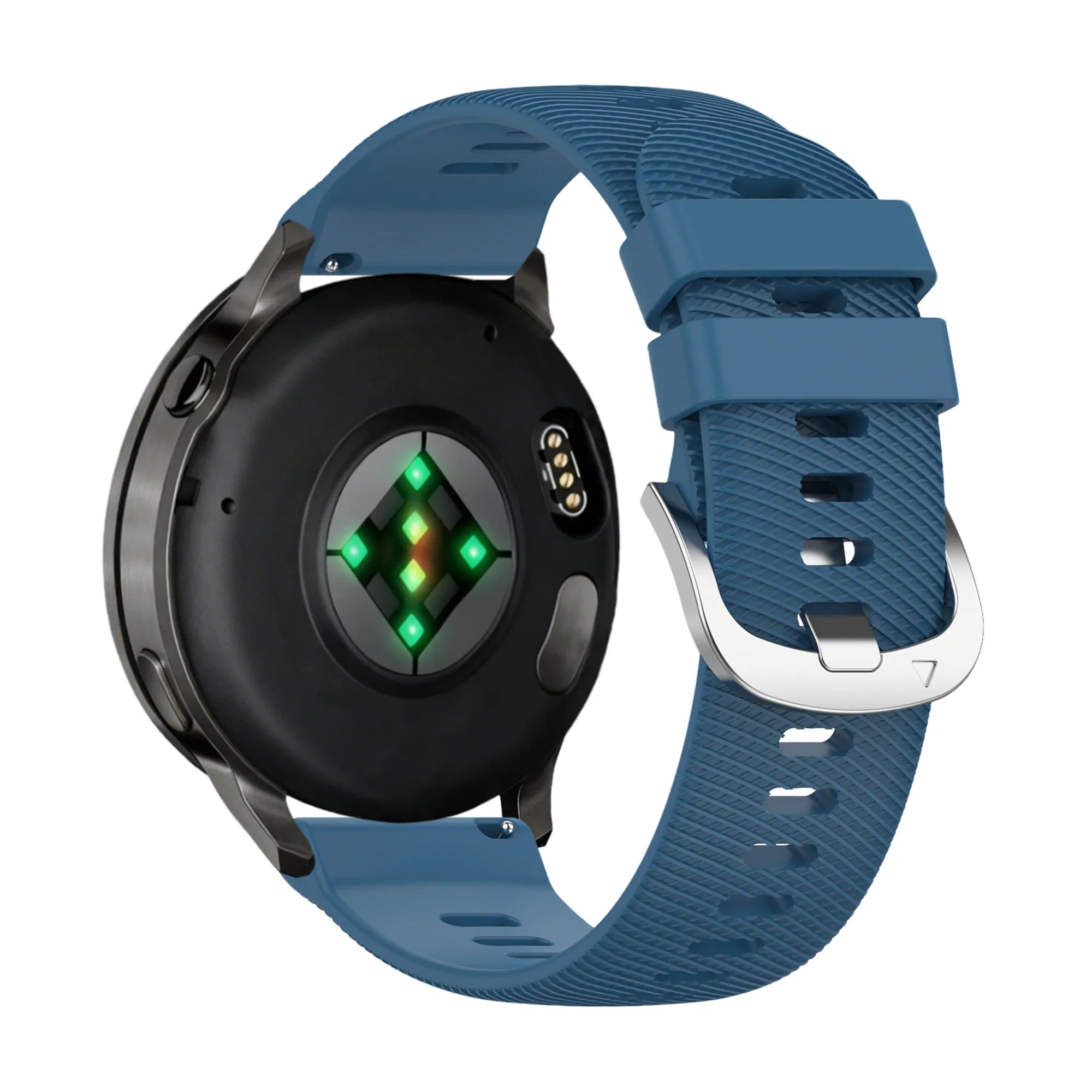 Bandz Garmin Vivomove 3s Silicone Strap 'Deluxe' (Blue)