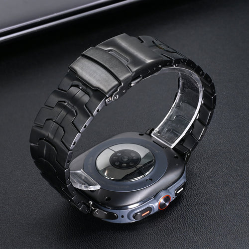 Google Pixel Watch 4 - 45mm 'Iron' Titanium Strap (Black)