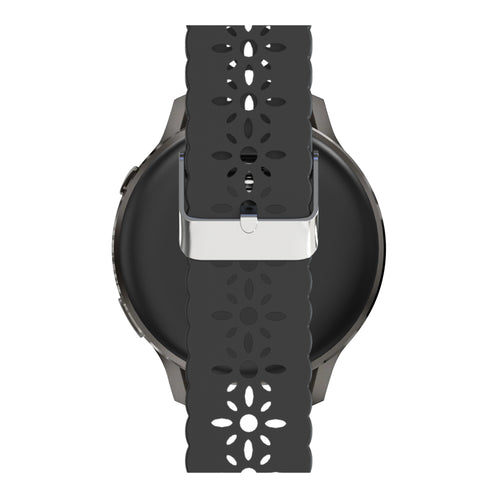 Bandz Garmin Forerunner 55 Silicone Strap 'Lace' (Black)