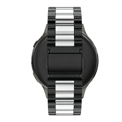 Bandz Garmin Venu 2 Steel Strap 'Classic' (Black/Silver)