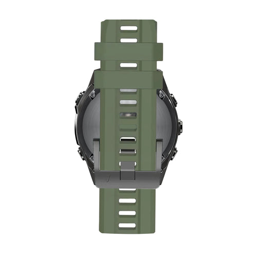 Bandz Garmin Fenix 8 - 43mm Silicone Strap 'Classic' (Green)