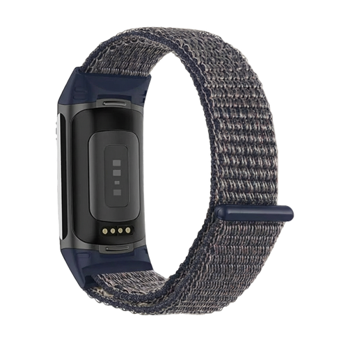 Fitbit Charge 5 Nylon Strap (Blue)