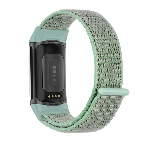 Fitbit Charge 6 Nylon Strap (Mint Green)
