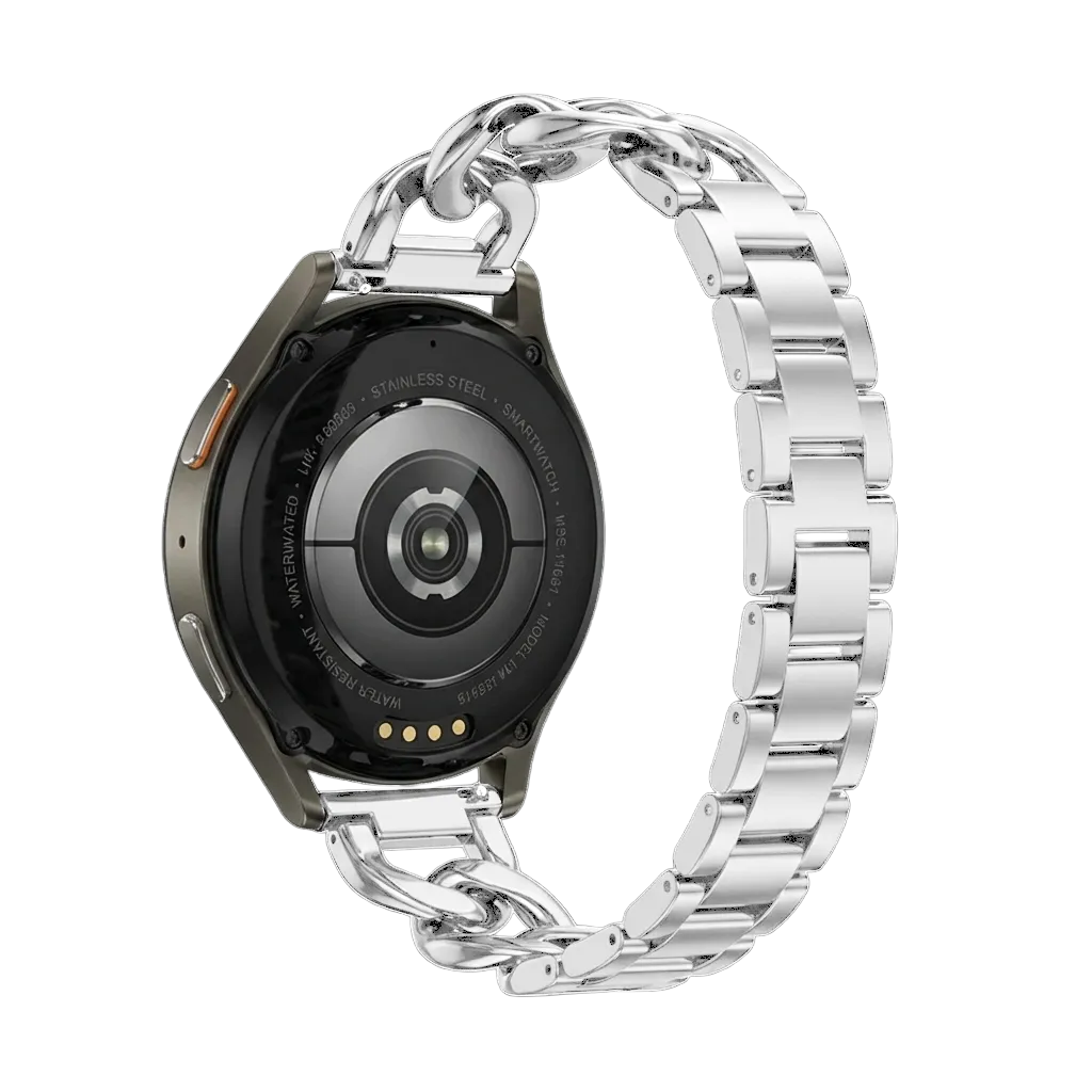 Amazfit GTS 4 Steel Chain Strap (Silver)