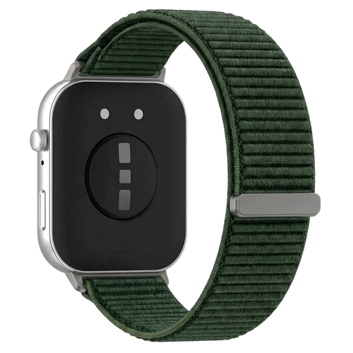Huawei Watch Fit 5 Wave Nylon Strap (Dark Green)