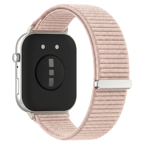 Huawei Watch Fit 4 Nylon Wave Strap (Light Pink)