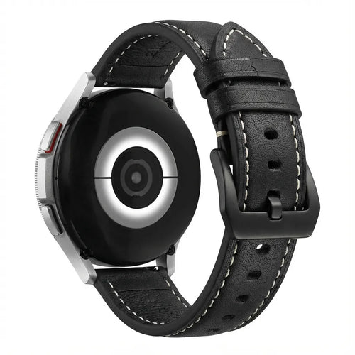 Coros Apex 4 - 46mm Genuine Leather Strap (Black)
