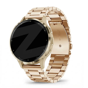 Bandz Garmin Venu 3s Steel Strap 'Classic' (Rose Gold)