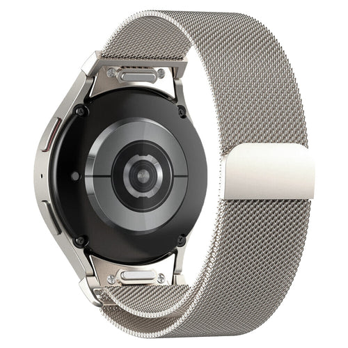 Samsung Galaxy Watch 6 40mm 'One push' Milanese Strap (Champagne)