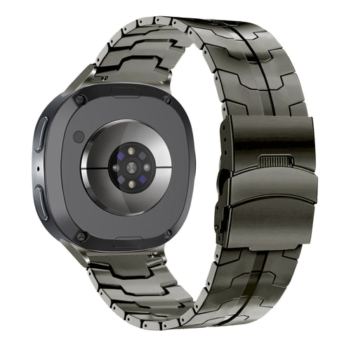 Bandz Samsung Galaxy Watch 8 Classic Steel Strap 'Iron' (Graphite)