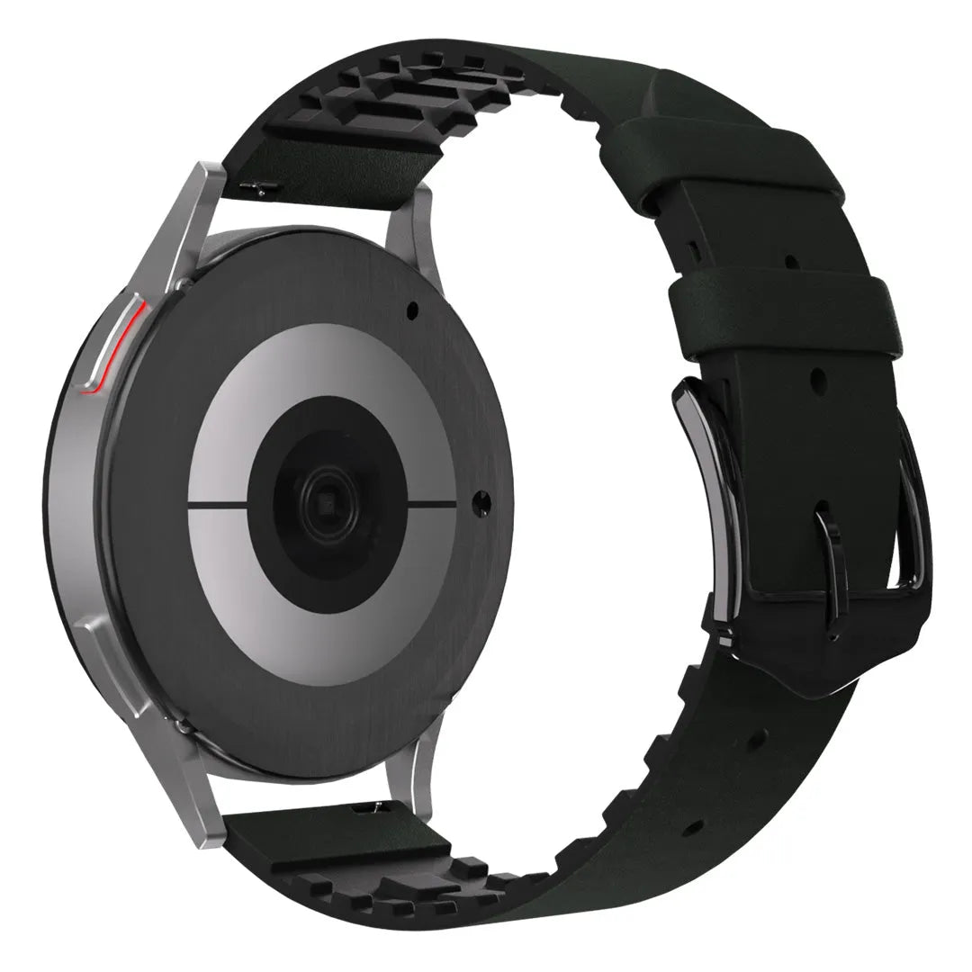 Amazfit Bip U (Pro) Leather / Silicone Strap (Green)