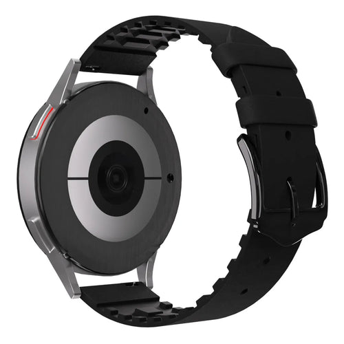 Amazfit Bip 3 (Pro) Leather / Silicone Strap (Black)