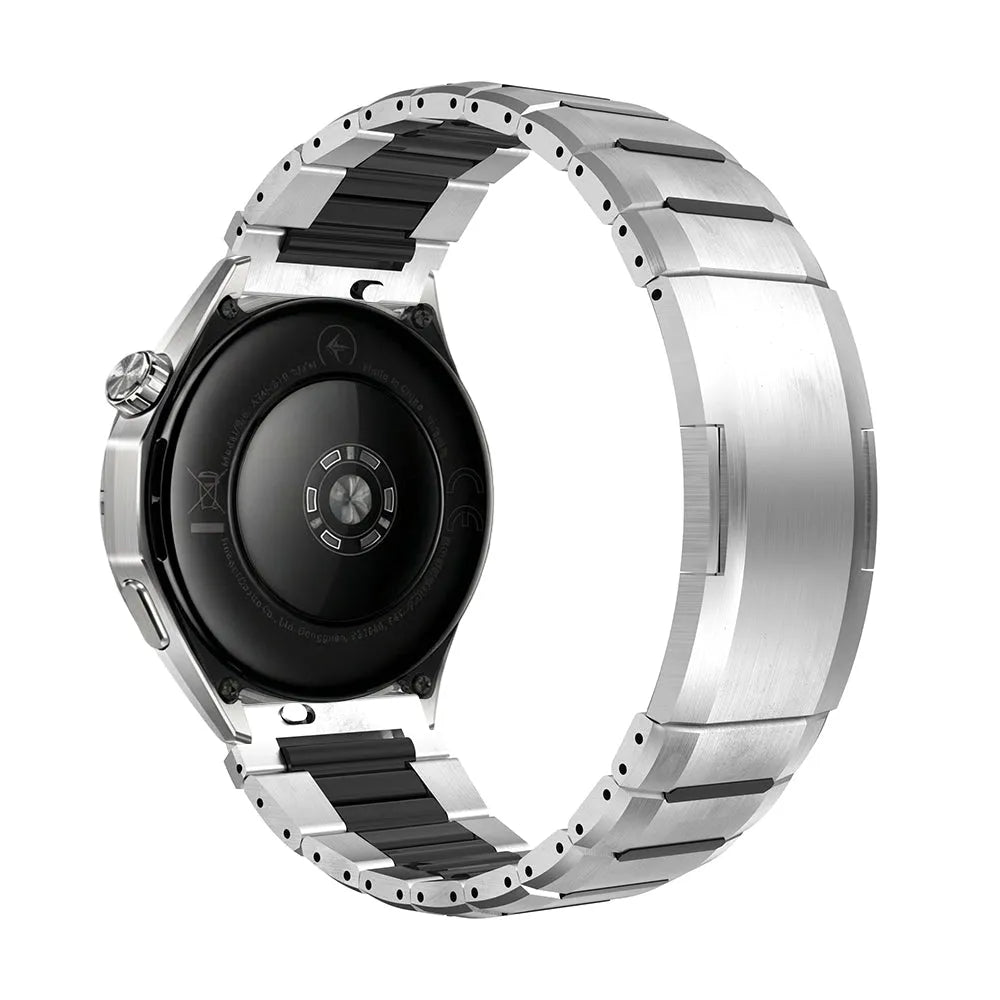 Gard Pro Health 4 Smartwatch 'One Push' Steel Hybrid Strap (Titanium/Black)