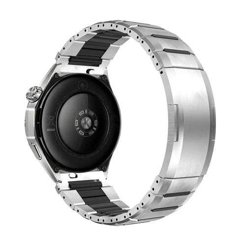 Coros Apex 2 Pro 'One Push' Steel Hybrid Strap (Titanium/Black)