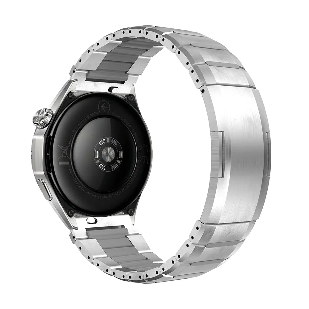 Oppo Watch X2 'One Push' Steel Hybrid Strap (Titanium/Grey)