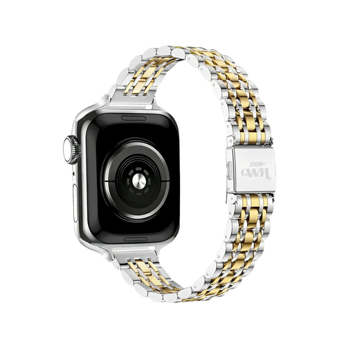 xoxo Wildhearts Apple Watch Steel Strap 'Slim' (Silver/Gold)