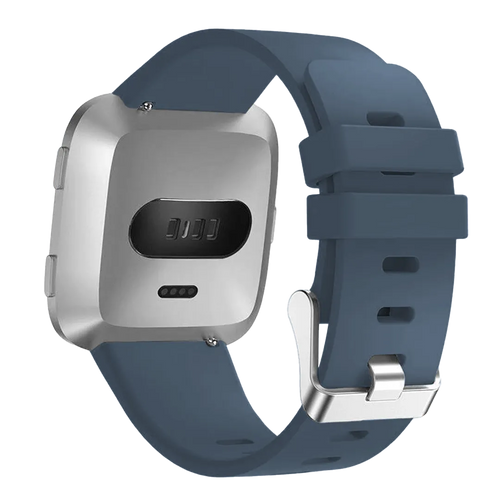 Fitbit Versa / Versa 2 Silicone Strap with Buckle (Greyblue)