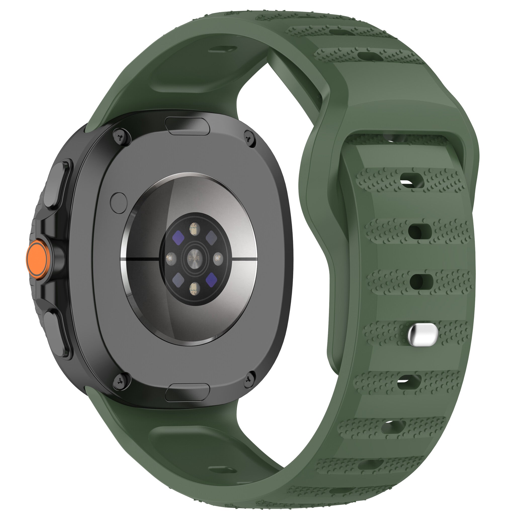 Samsung Galaxy Watch 8 - 44mm Outdoor Silicone Strap (Army Green)