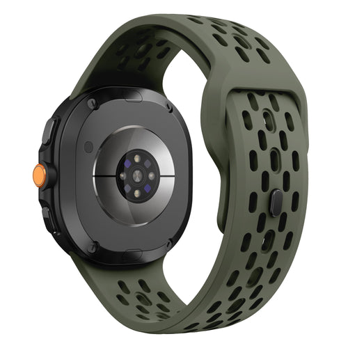 Samsung Galaxy Watch 8 Classic Silicone Air Strap (Army Green)