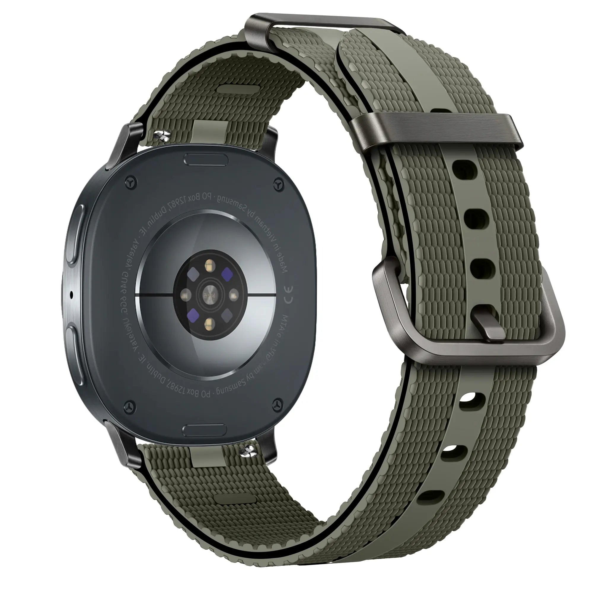 Samsung Galaxy Watch 8 - 44mm Silicone Active Strap (Army Green)